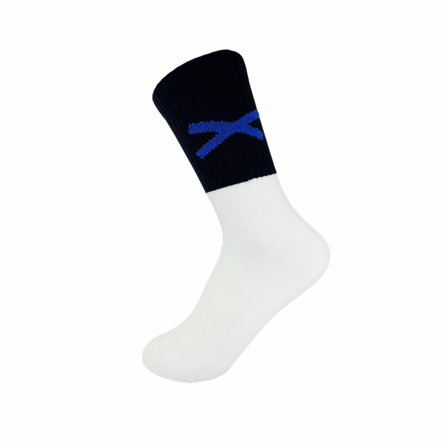 New and Improved X Gaelic Games Sock ( Black and Blue)