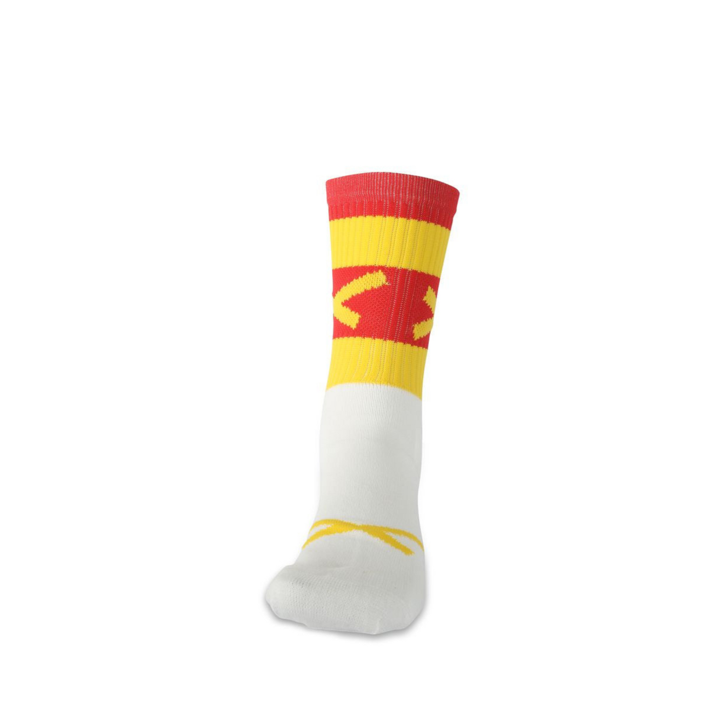 Midi GAA Sock- Half Sock (Red & Yellow)