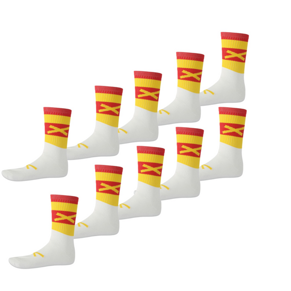 Bulk Offers GAA Hoop Sock (Red & Yellow)