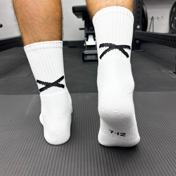 X Pro Midi Sock (plain white)