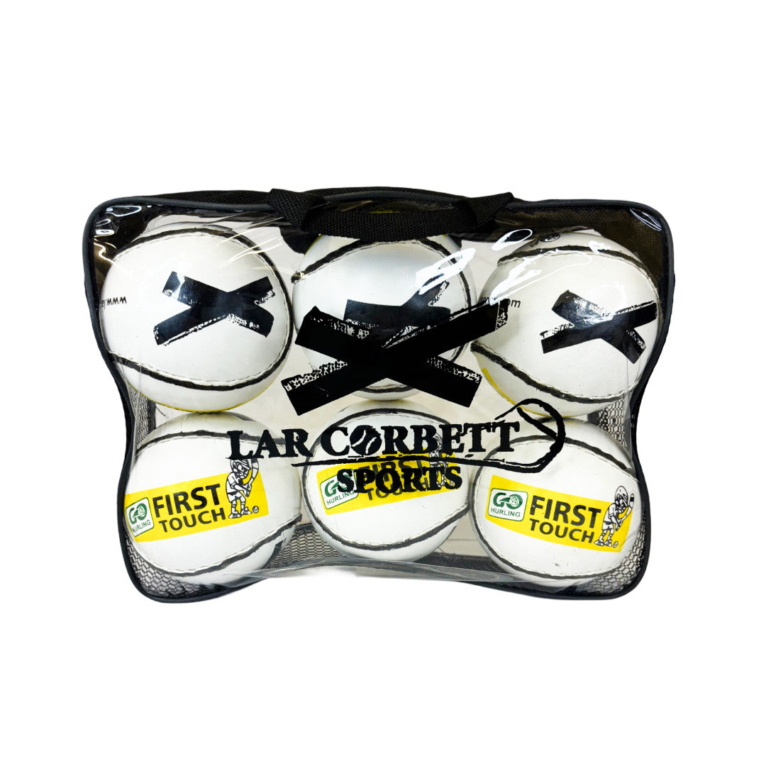 Slitors First Touch Sliotars 6 Pack | Kids Beginner Hurling Balls | Lar Corbett ...