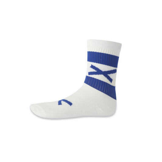 Midi GAA Socks- Half Sock (Blue & White)