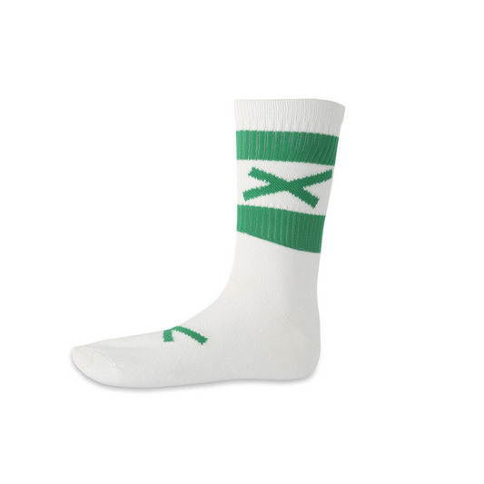 GAA Midi Socks- Half Sock (Green & White)