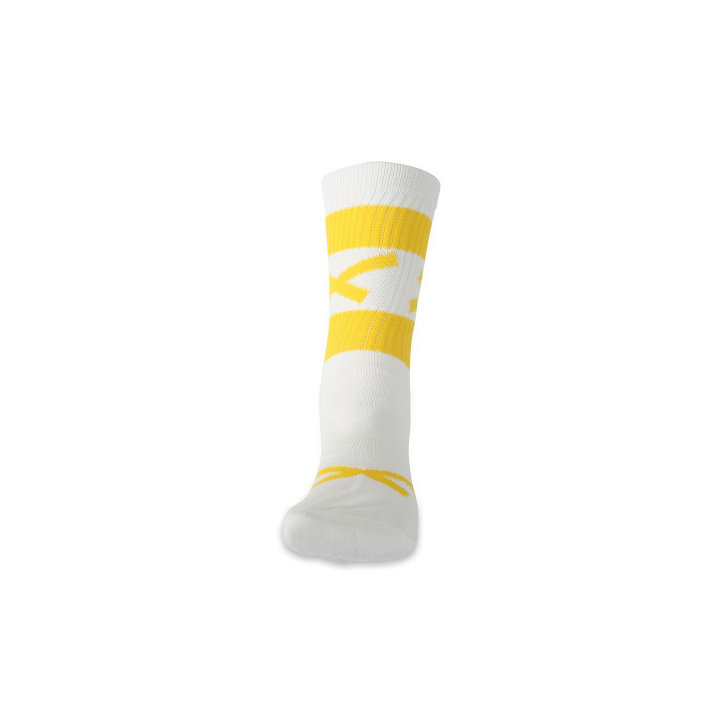 Midi GAA Sock- Half Sock (Yellow & White)