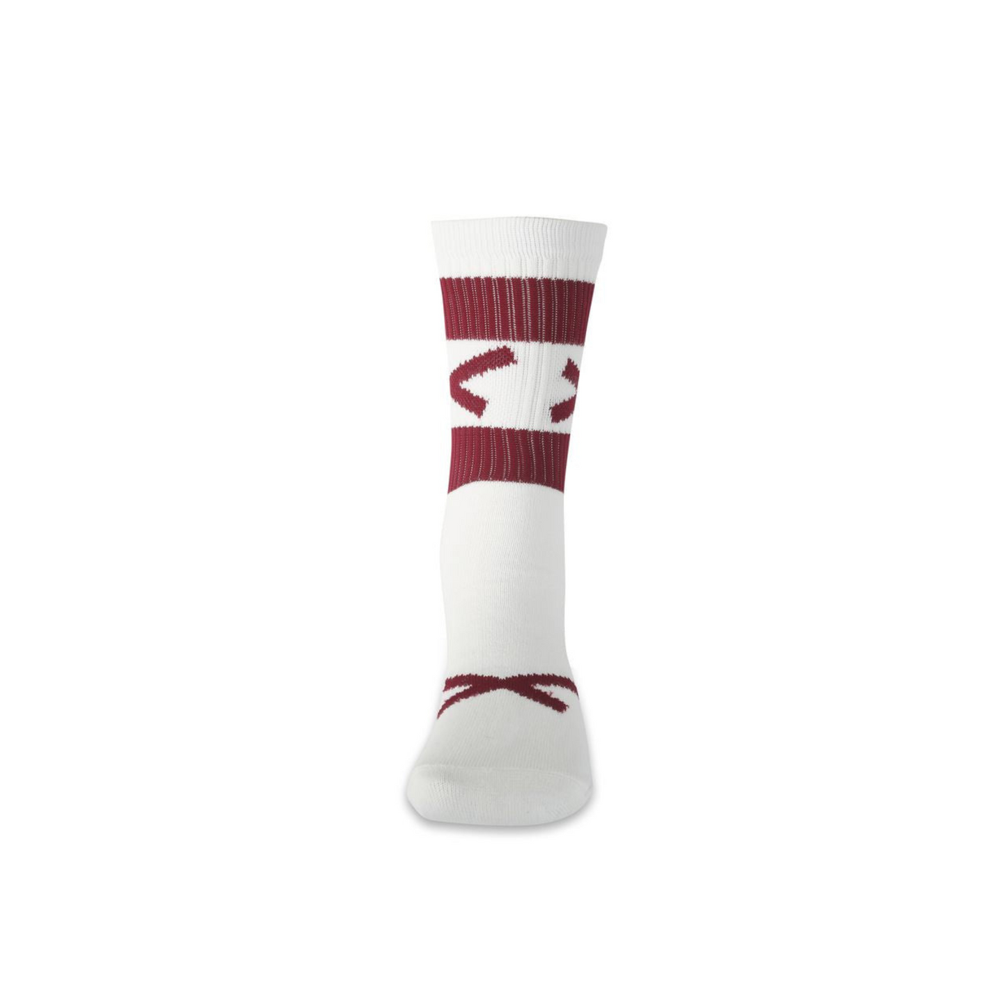 GAA Midi  Socks Half socks (Maroon + White)