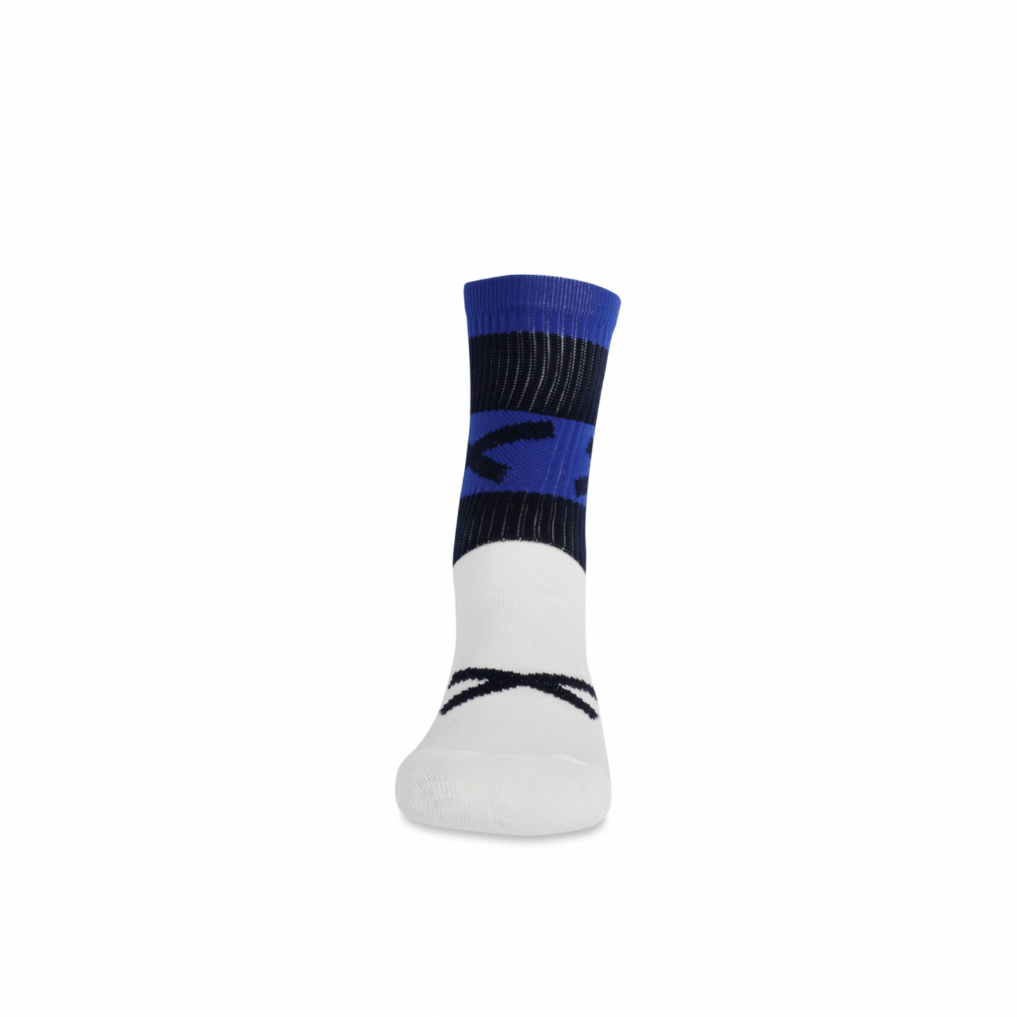 Midi GAA Sock- Half Sock (Black & Blue)