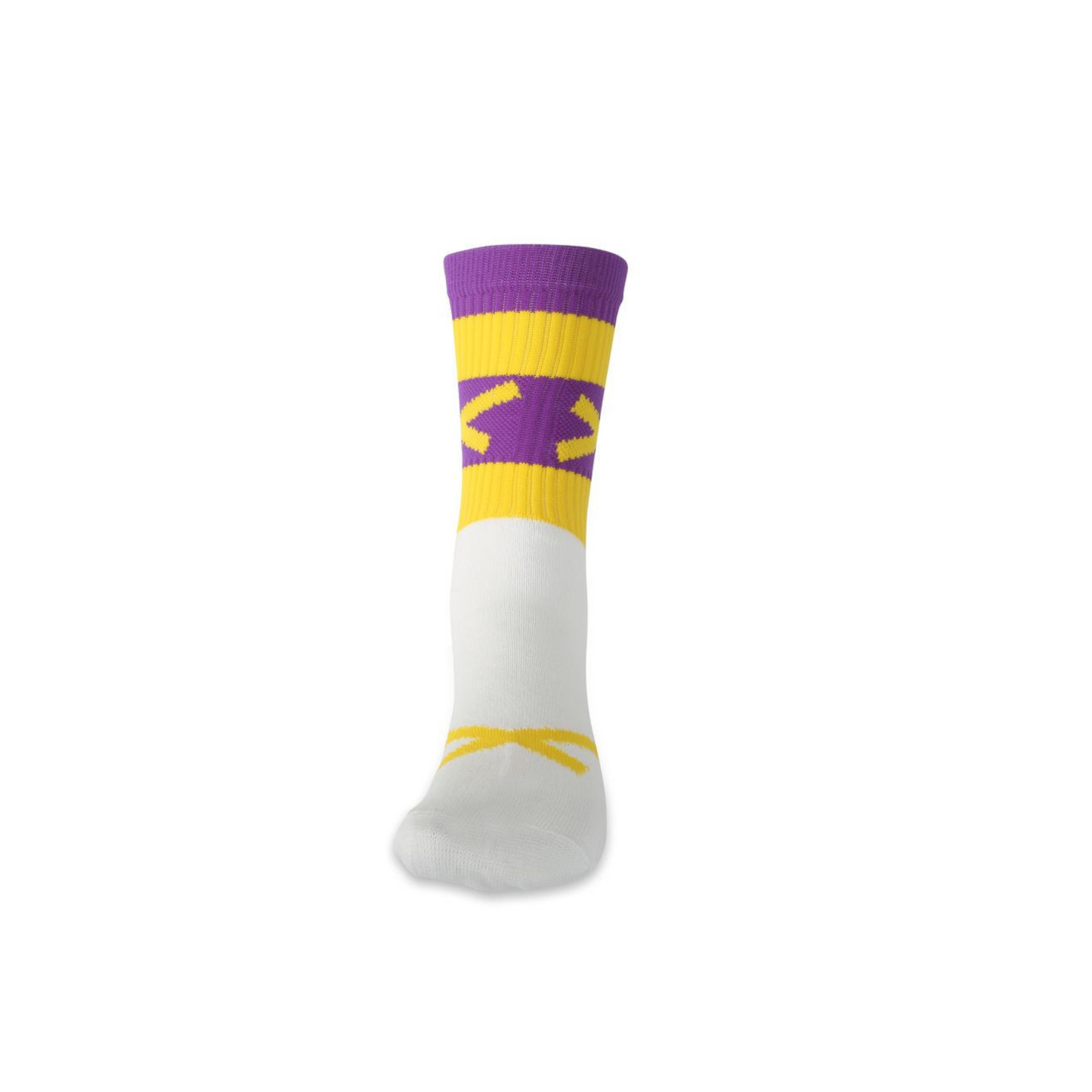 Midi GAA Socks- Half Socks (Purple & yellow)