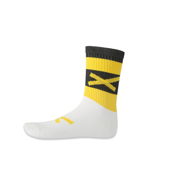 GAA Hoop sock- Half Sock (Black & Amber)