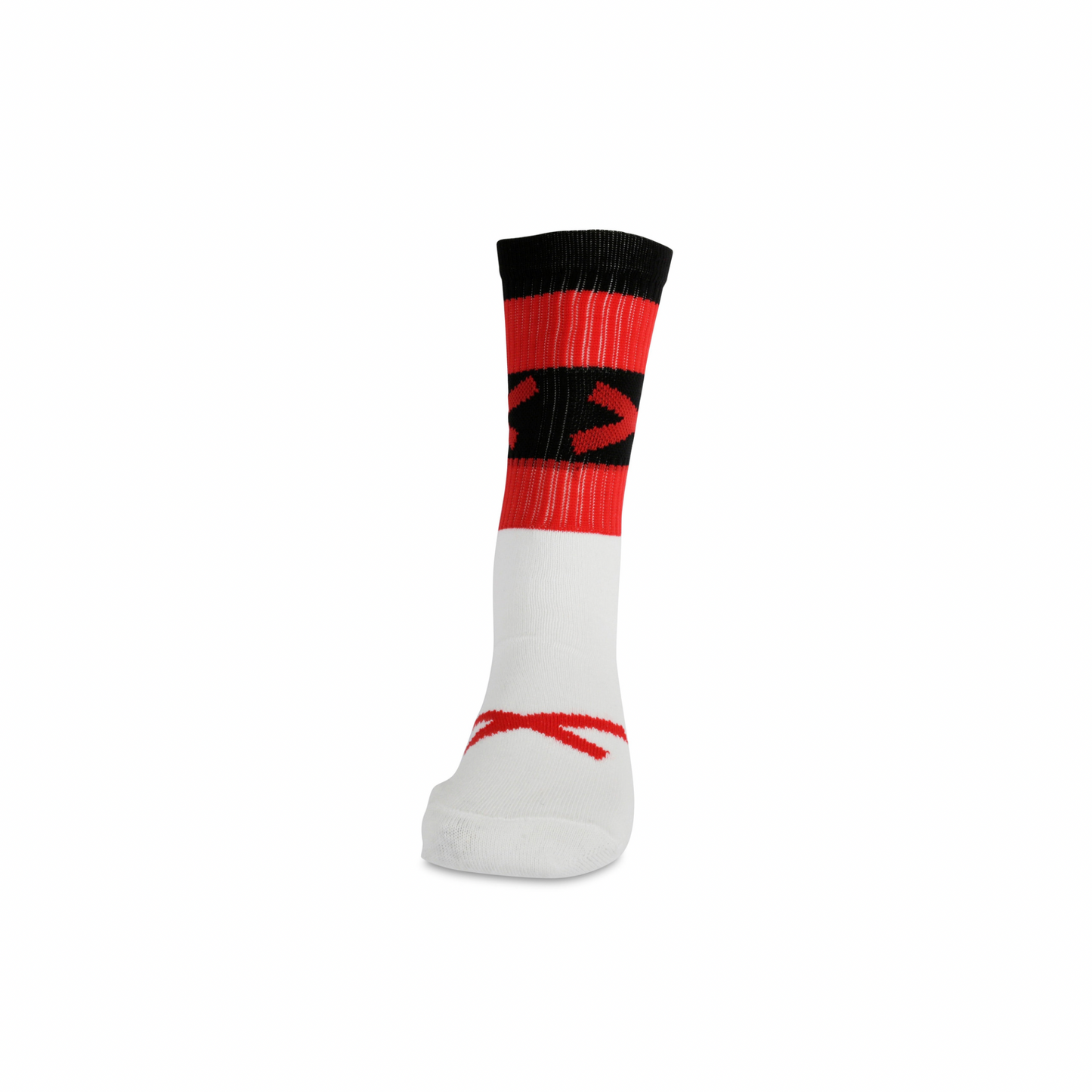 Midi GAA Sock- Half Sock (Black & Red)