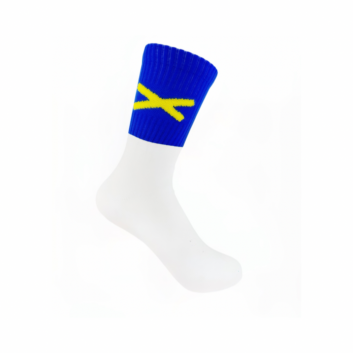 New and Improved X Gaelic Games sock (Blue and Yellow)