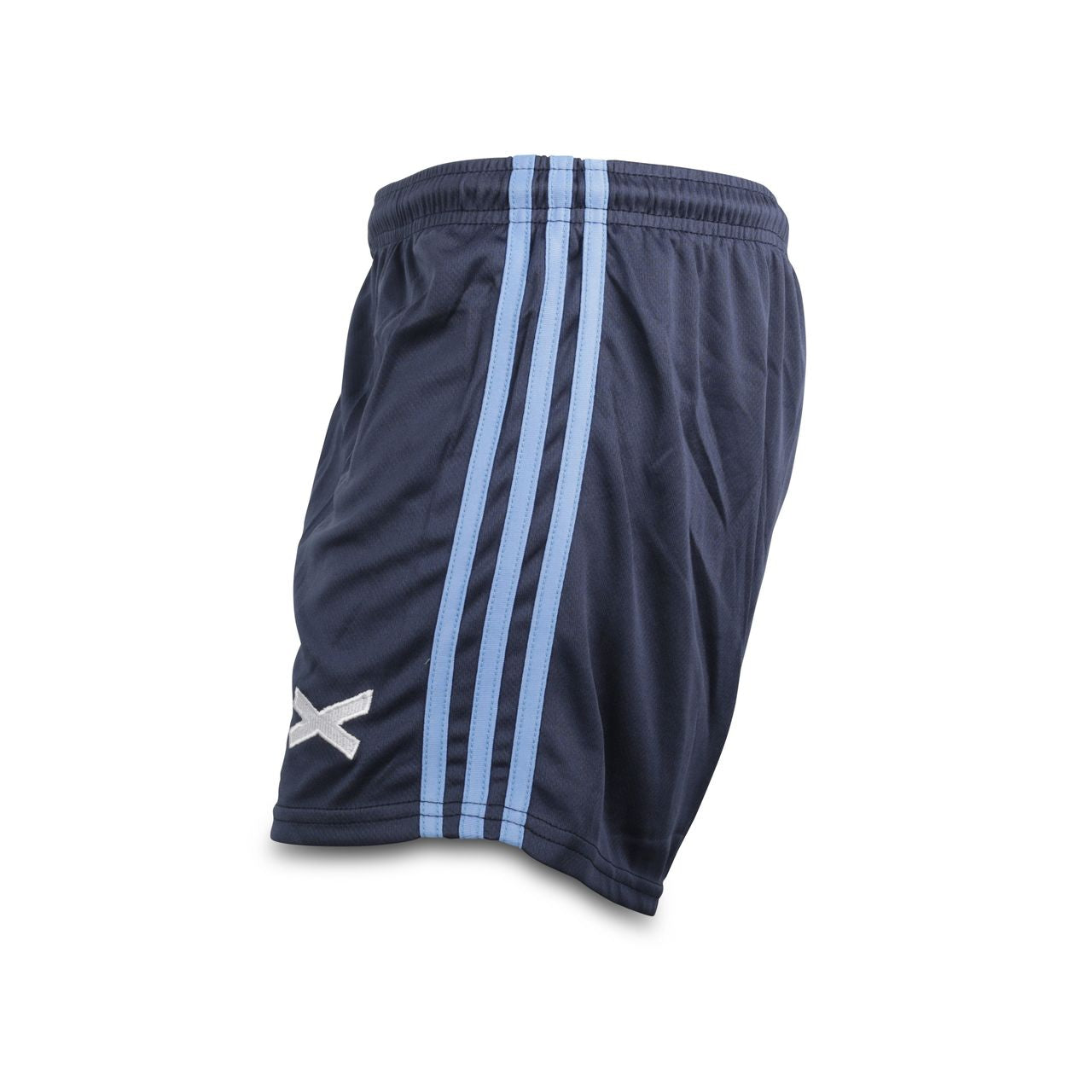 GAA Shorts Navy with Blue Stripes Gaelic Games Sportswear
