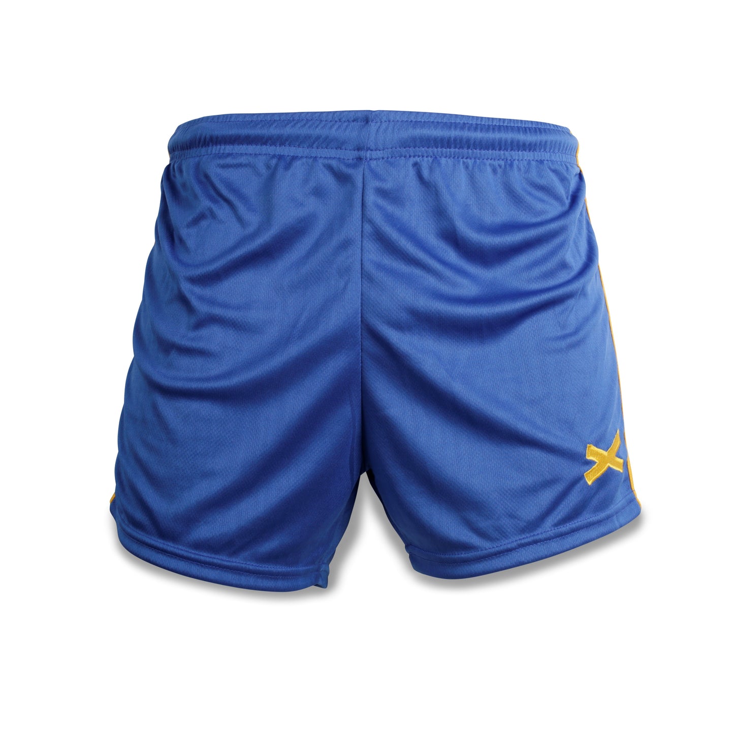GAA Shorts Blue with Yellow Stripes Gaelic Games Sportswear