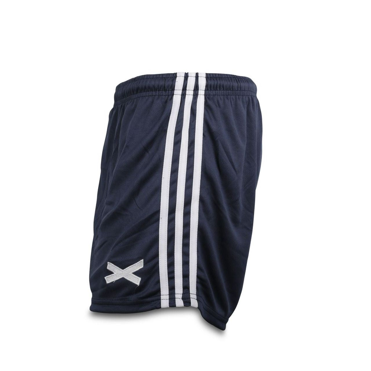 GAA Shorts Navy with White Stripes Gaelic Games Sportswear