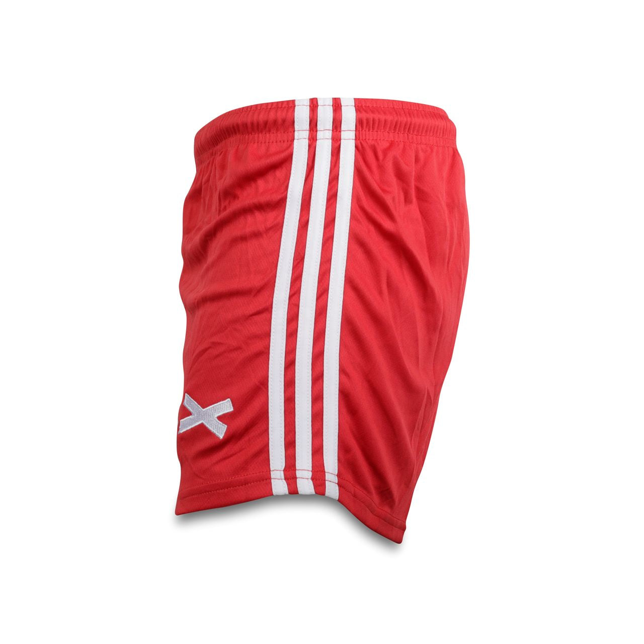GAA Shorts Red with White Stripes Gaelic Games Sportswear