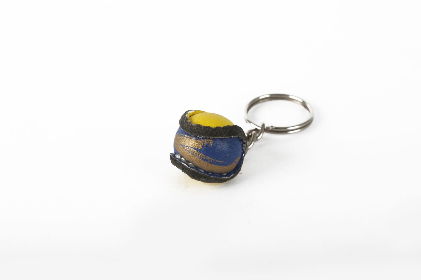 Sliotar Key Ring Blue & Yellow