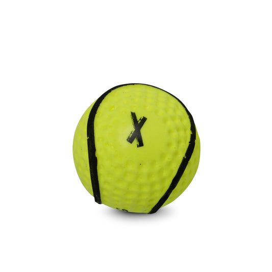 Dimple Sliotar Wall Ball Yellow